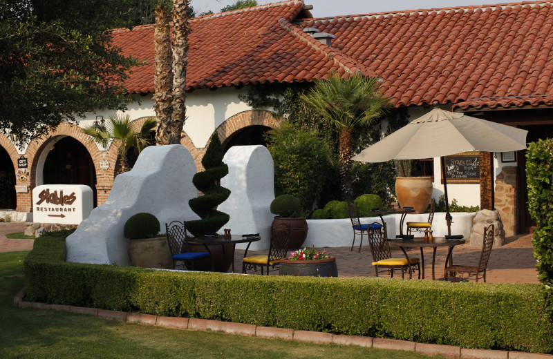 Exterior of Stables Restaurant at Tubac Golf Resort.