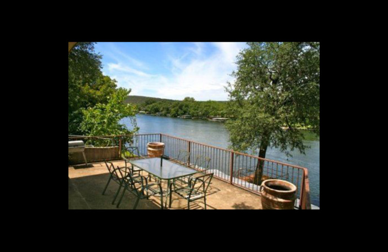 Lake view at Terrace View Lake House on Lake LBJ.