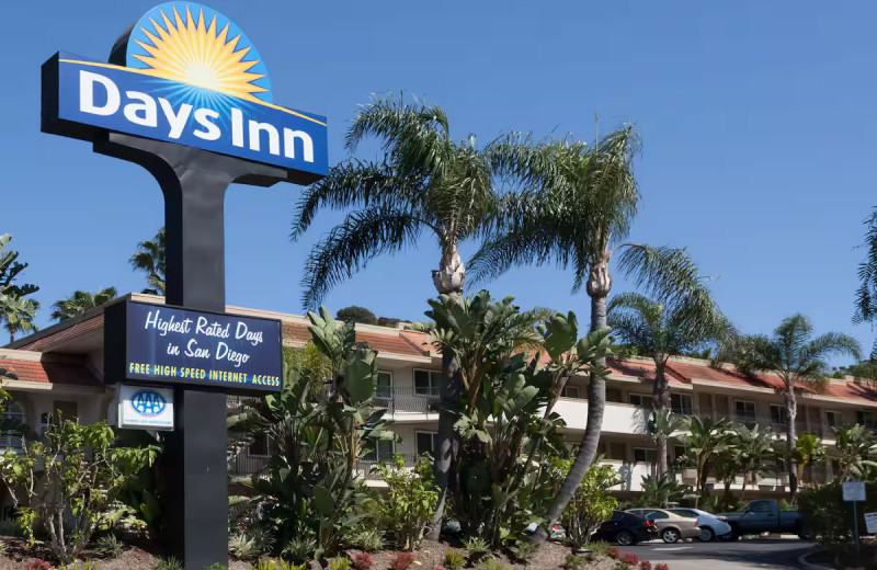 Exterior view of Days Inn Hotel San Diego Hotel Circle/Near SeaWorld.