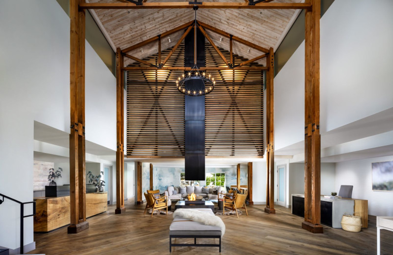 Lobby at The Sanctuary Beach Resort.