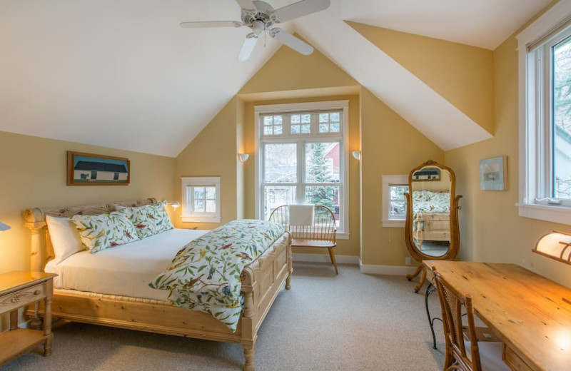 Rental bedroom at Welcome to Telluride Vacation Rentals.