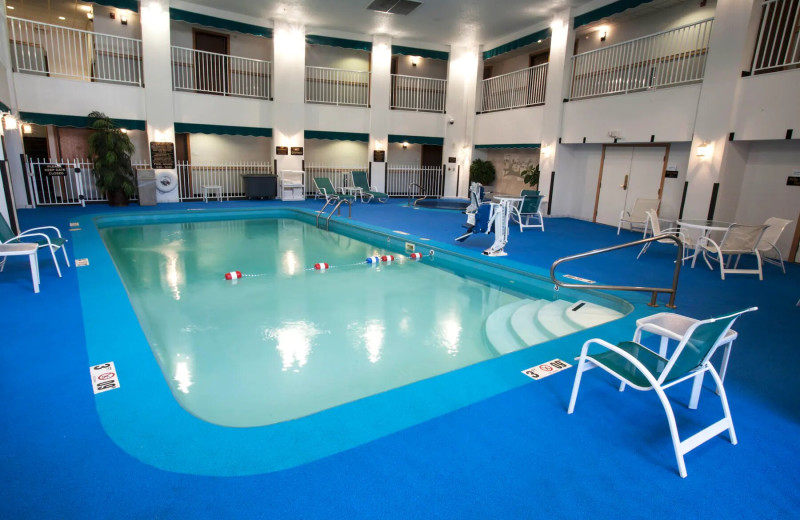 Indoor pool at Ramada by Wyndham Keystone Near Mt Rushmore.