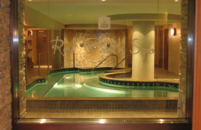 Spa pool at The Fox Hotel.