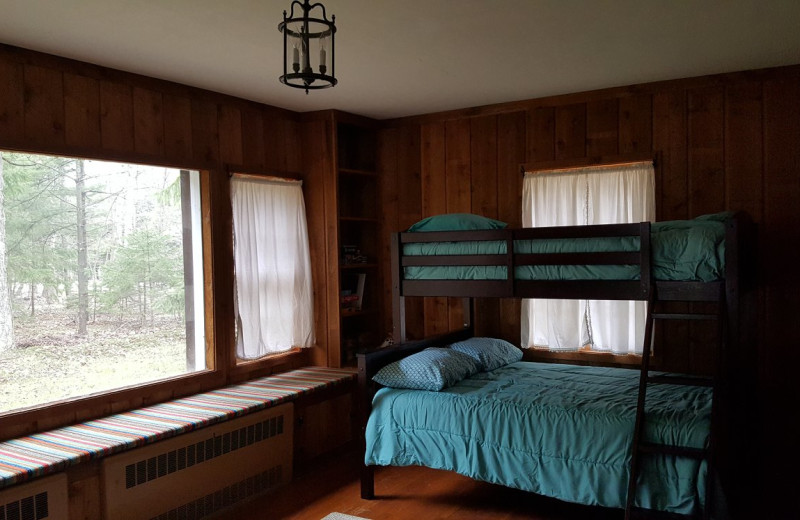 Rental bedroom at Door County Vacancies.