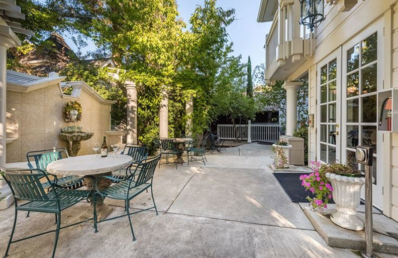 Patio at The Bergson.