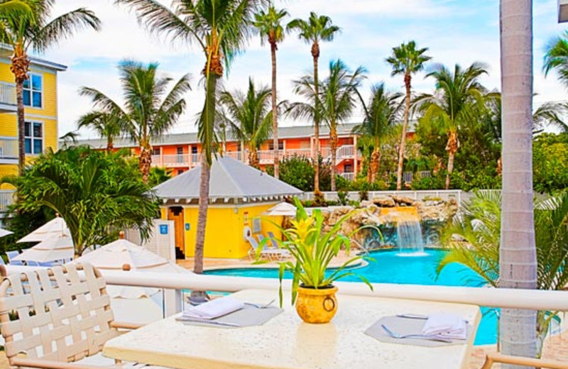 Pool area at Sheraton Suites Key West.