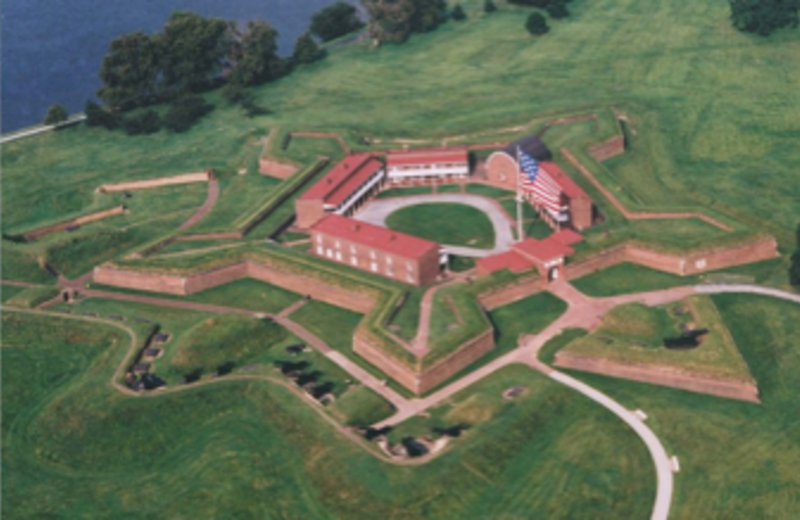 Historic Fort McHenry near by Best Western Baltimore.