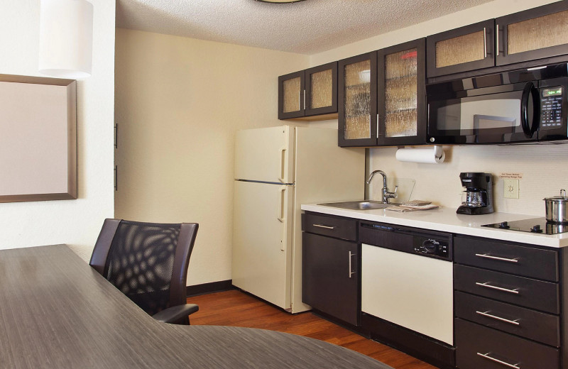 Kitchen at Candlewood Suites Parsippany-Morris Plains.