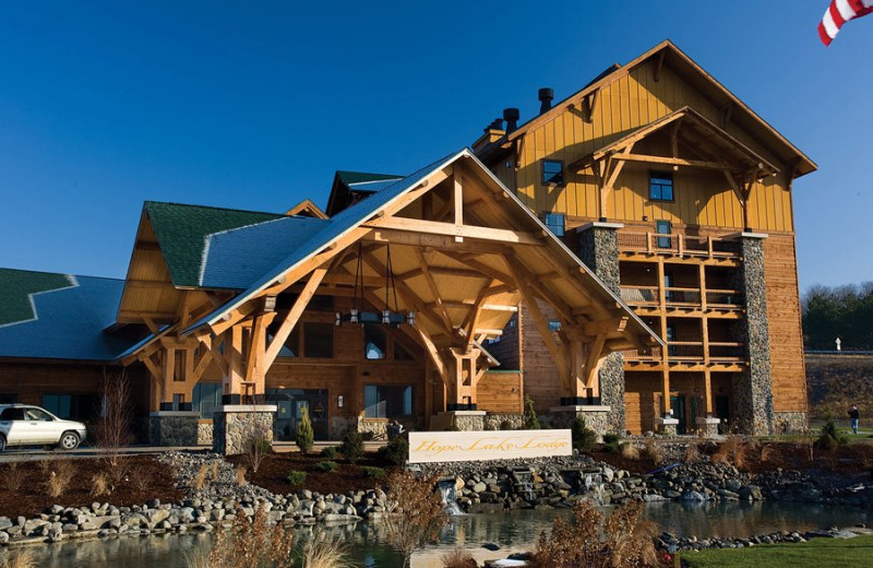 Exterior view at Hope Lake Lodge & Indoor Waterpark.