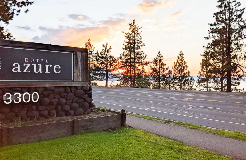 Exterior view of Hotel Azure Tahoe.