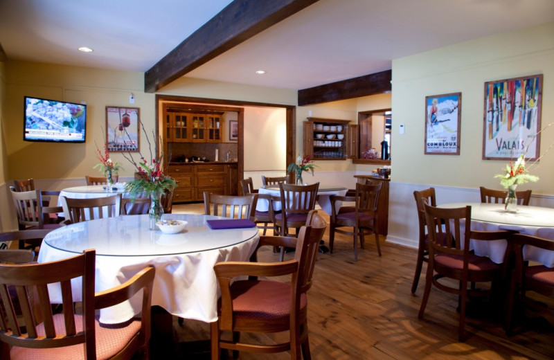 Breakfast room at The Nordic Inn.