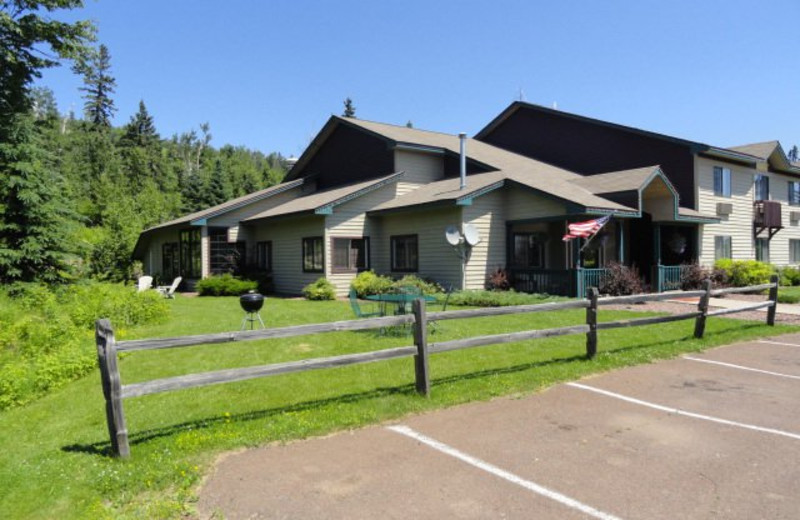 Exterior view of The Mountain Inn at Lutsen.