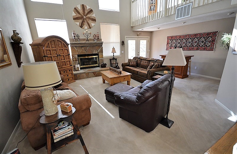 Rental living room at Four Seasons Real Estate.