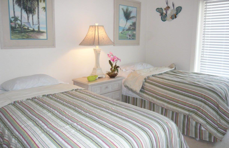 Rental bedroom at Keys Holiday Rentals, Inc.