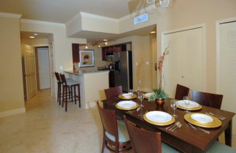 Guest dining room at Lake Eve Resort.