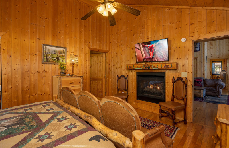 Bedroom at American Patriot Getaways - A Stunning View.