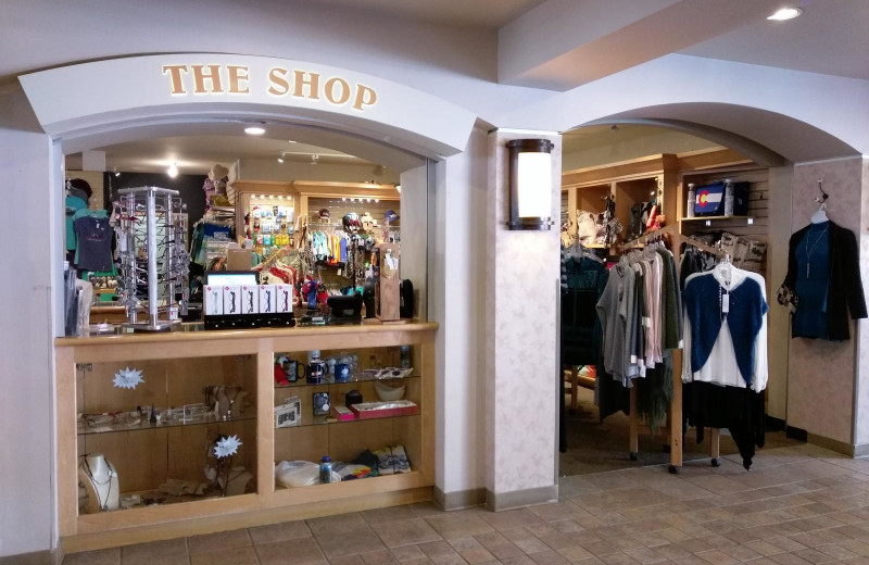 Shop entrance at Glenwood Hot Springs Resort.