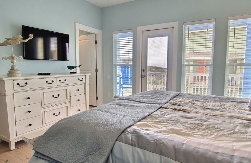 Rental bedroom at Port A Escapes.