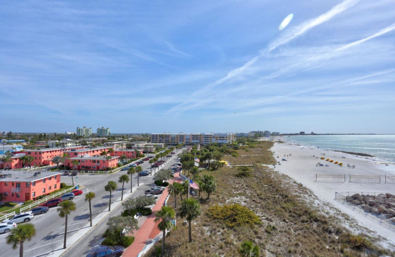 Exterior view of Gulf Winds Resort Condominiums.