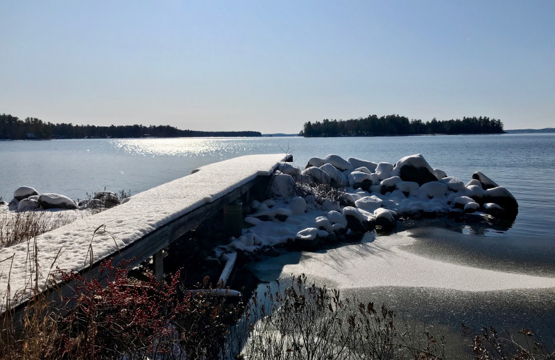 Winter at Migis Lodge.