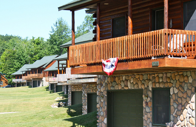 Cabin Exterior at Benjamin's Beaver Creek Resort 