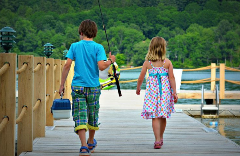 Fishing at The Otesaga Resort Hotel.