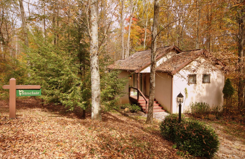 The cozy Sinclair East Croft exterior at Glenlaurel, A Scottish Inn & Cottages.