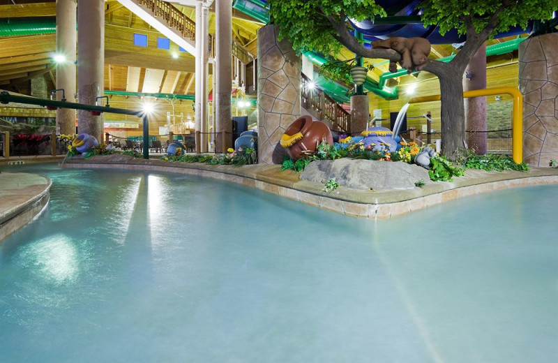 Indoor waterpark at Holiday Inn Express Brainerd/Baxter.