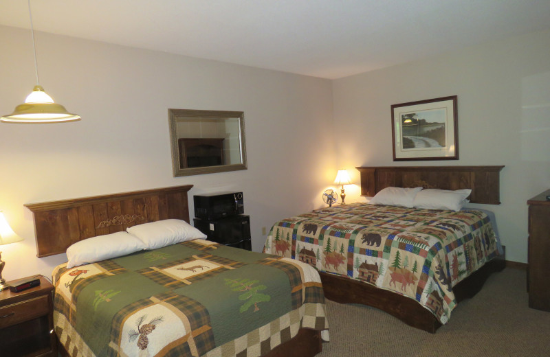 Guest room at Tug Hill Resort.