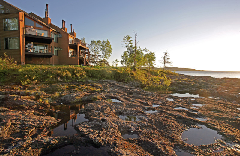 Exterior view of Superior Shores Resort & Conference Center.