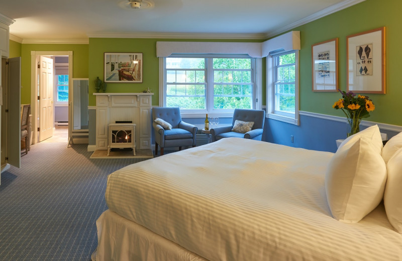 Guest room at The Inn at Ocean's Edge.