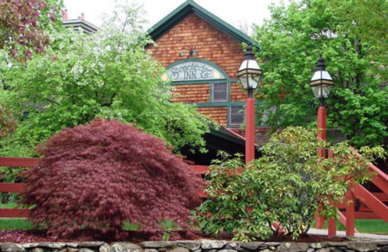 Exterior of Stonehedge Inn and Spa.