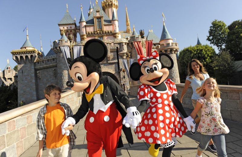 Family at Disney at Vacation Pool Homes.