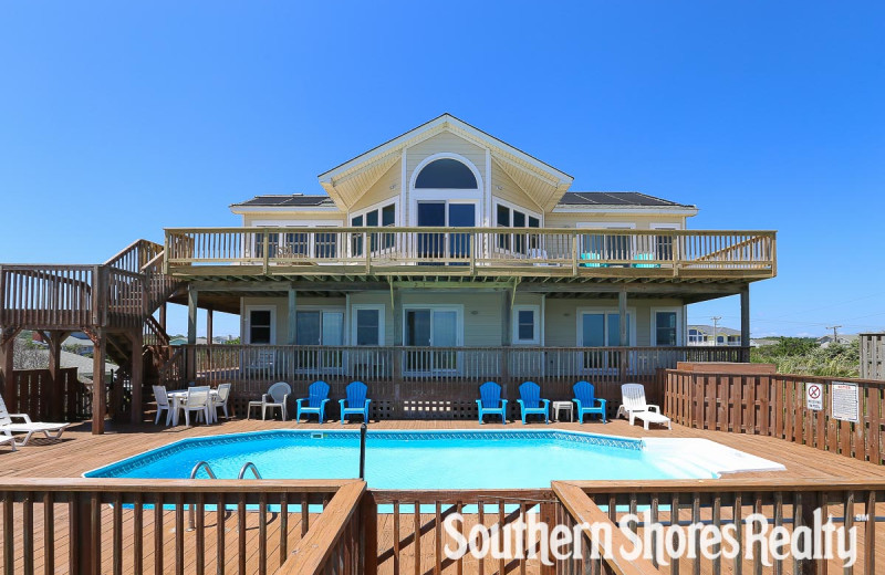 Rental pool at Southern Shores Realty.