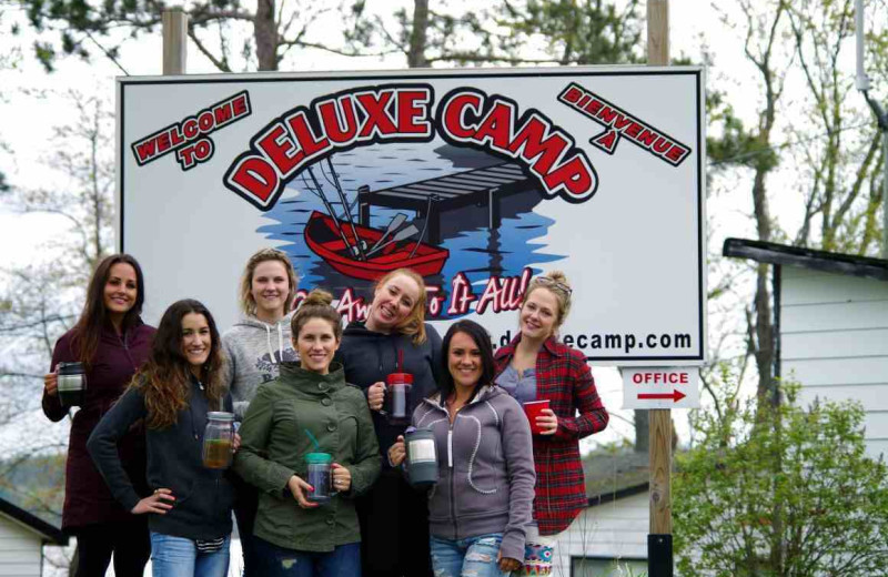 Group at Deluxe Camp.