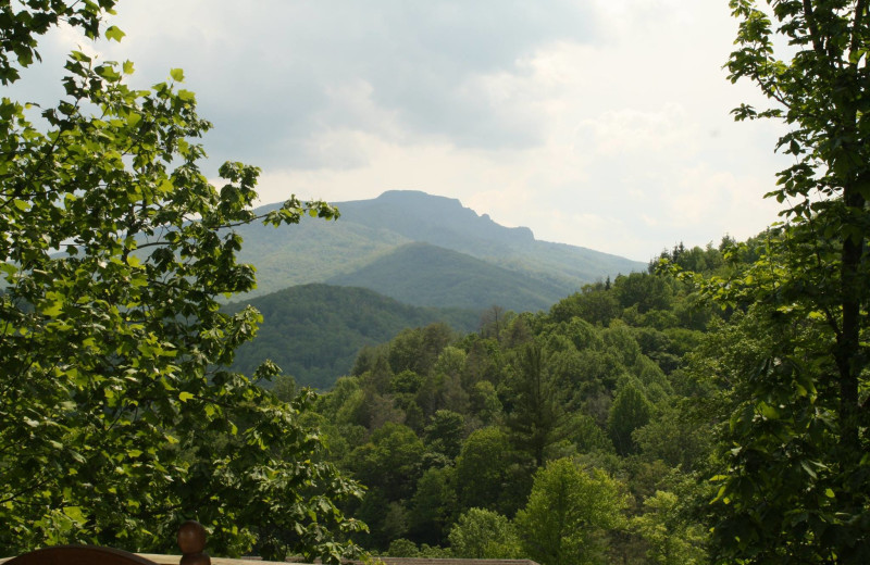 Mountain view at Foscoe Rentals.