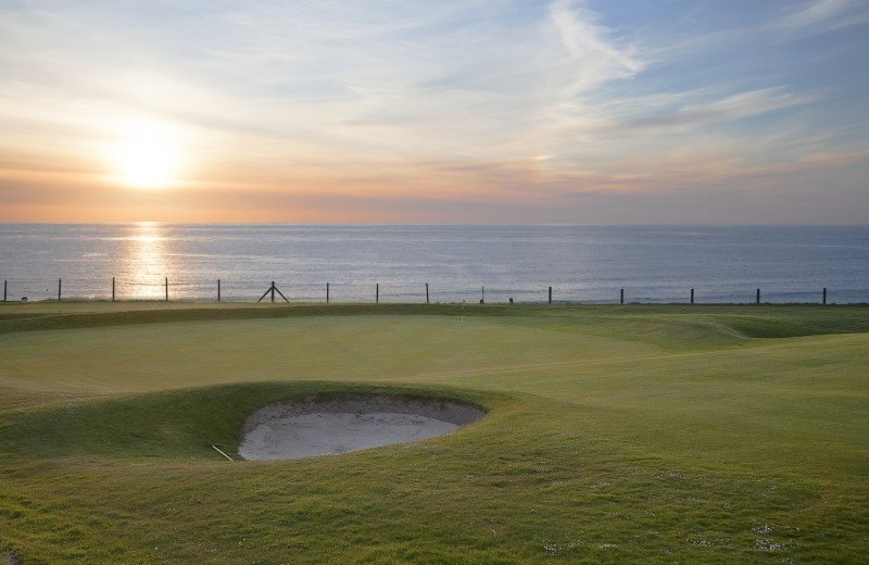 Newquay Golf Club near Fistral Beach - Cornwall.