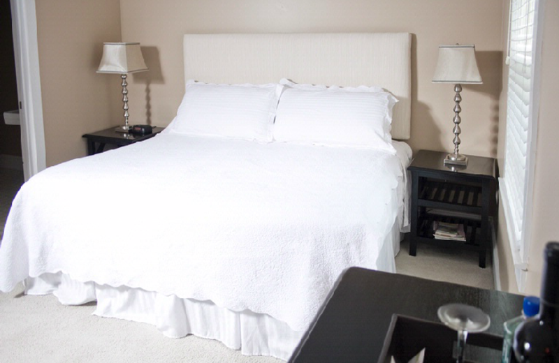 Guest bedroom at Dahlonega Spa Resort.