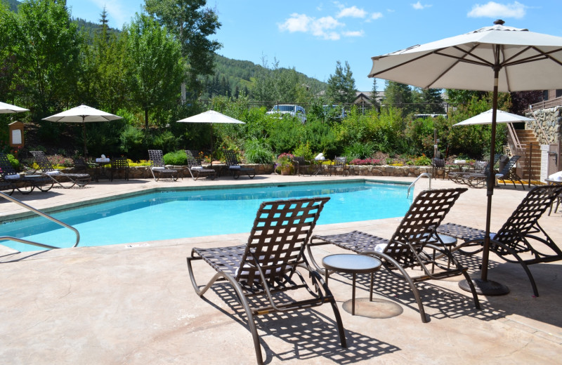 Outdoor pool at Manor Vail Lodge.