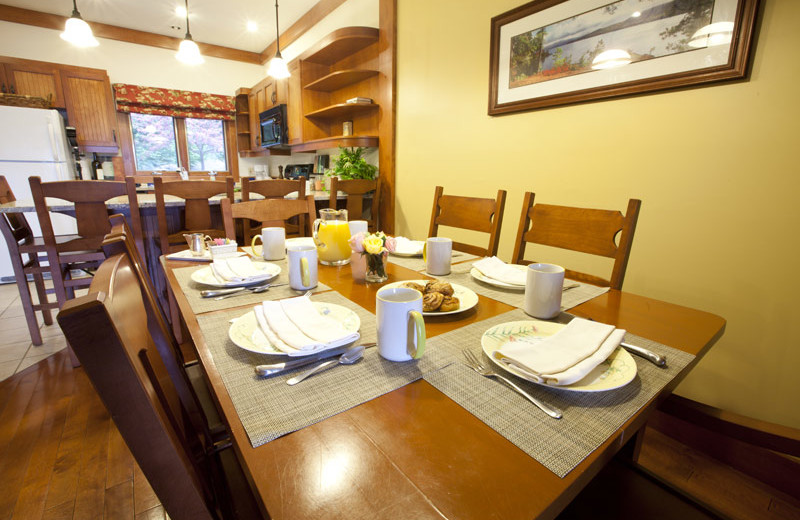 Dining area at Sun Castle Resort Lakefront.