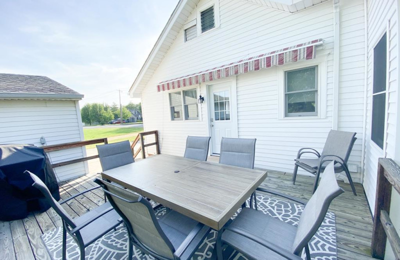 Rental deck at Jersey Cape Realty.