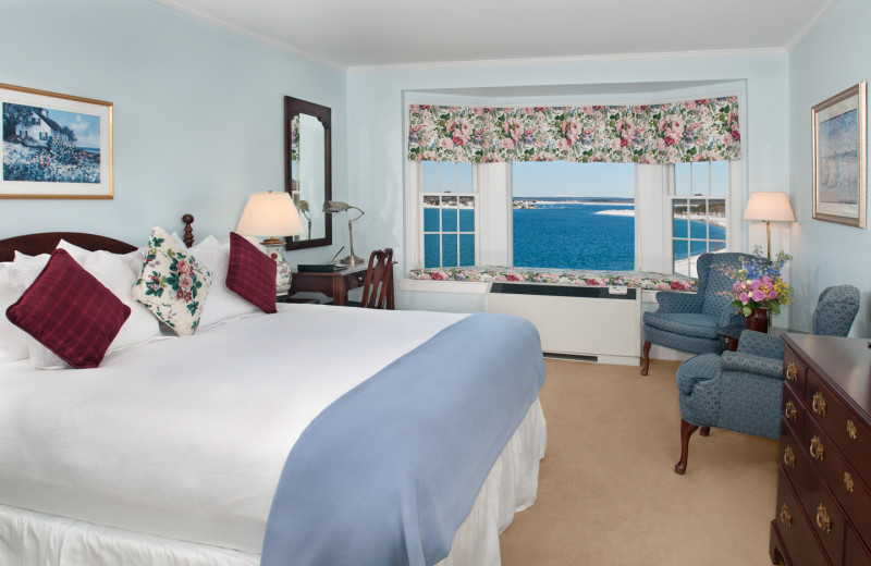 Guest room at Black Point Inn.