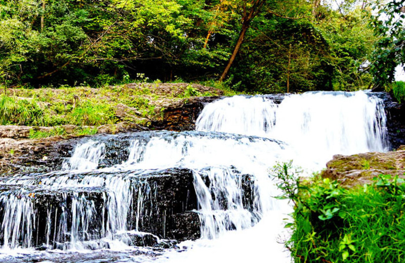 Waterfall at Country Inn River Falls.