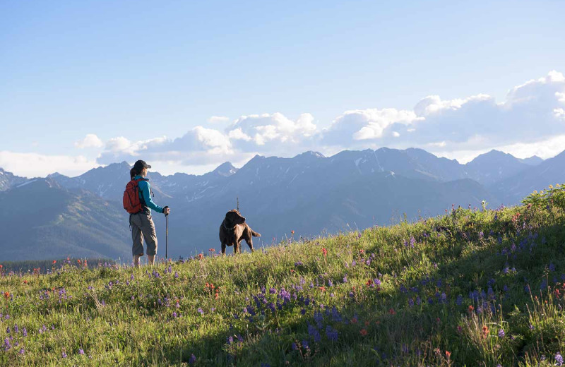 Mountain hiking at Lodge Tower.