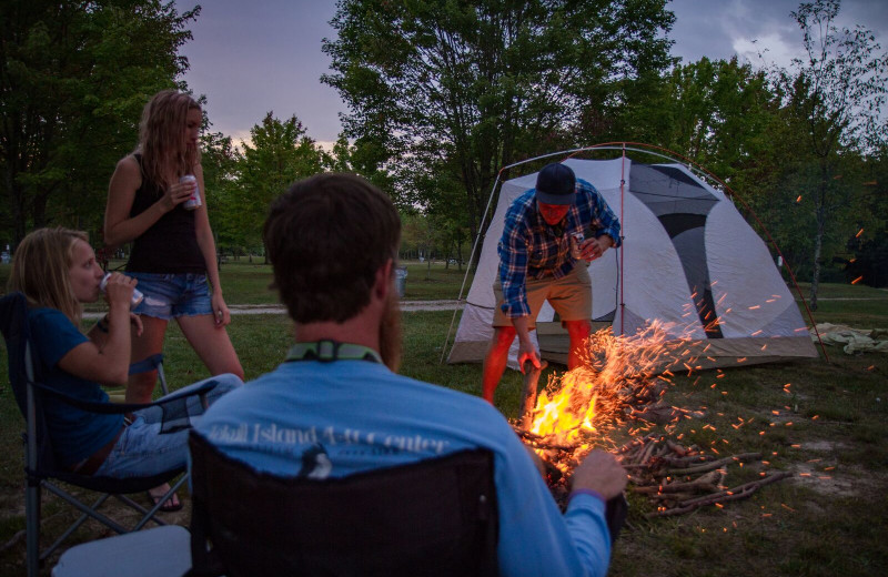 Campground at ACE Adventure Resort.