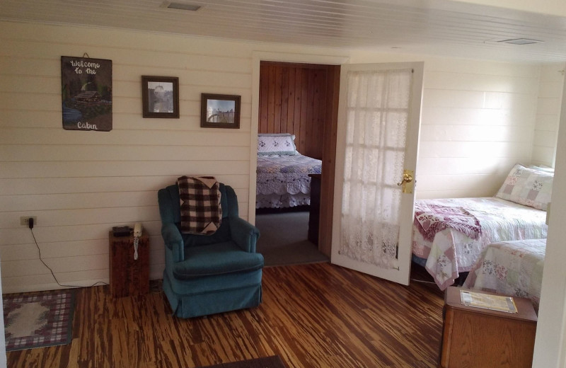 Guest bedroom at MLY Ranch.