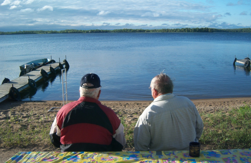 Lake view at Abbywood Resort.