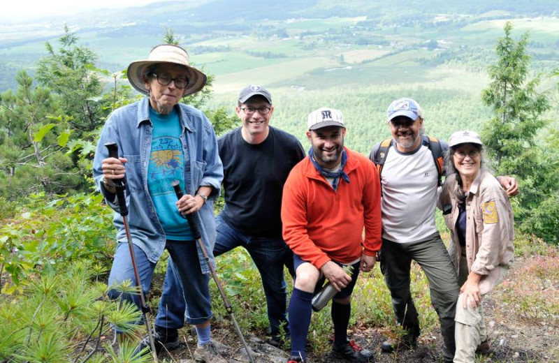 Hiking at Common Ground Center.