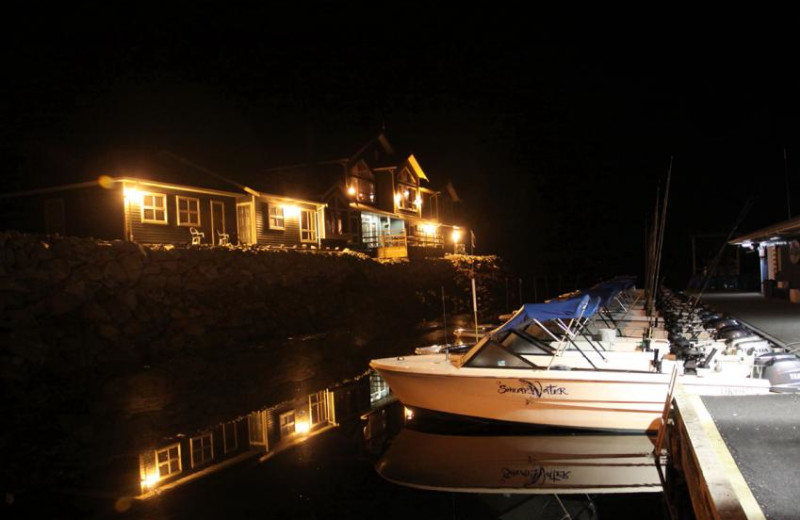 Exterior view of Shearwater Resort & Marina.