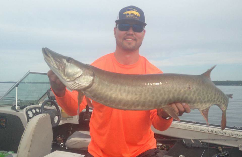 Fishing at Rusty Moose Resort.